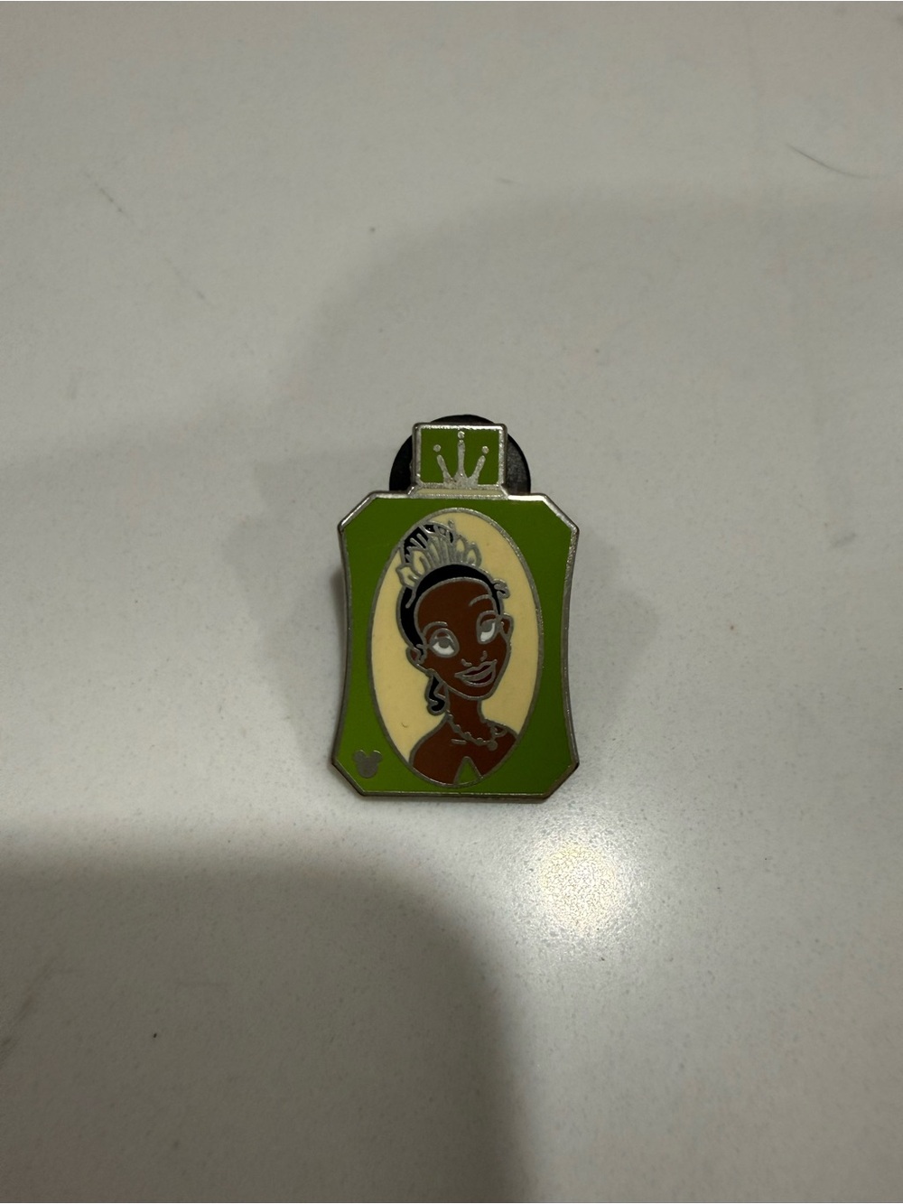 Disney Green Princess Portrait Enamel Brooch
